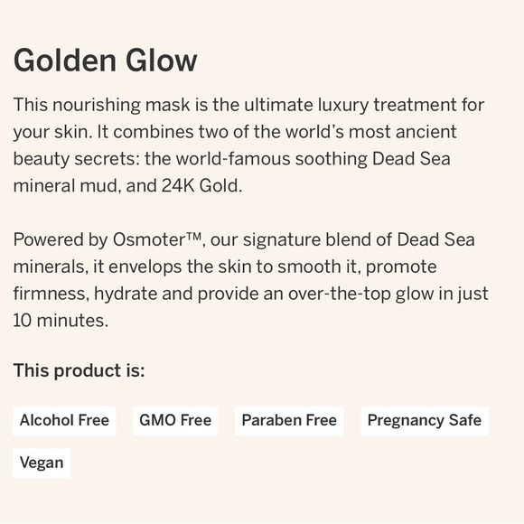 New AHAVA 24K Gold Mineral Mud Mask - Picture 2 of 12